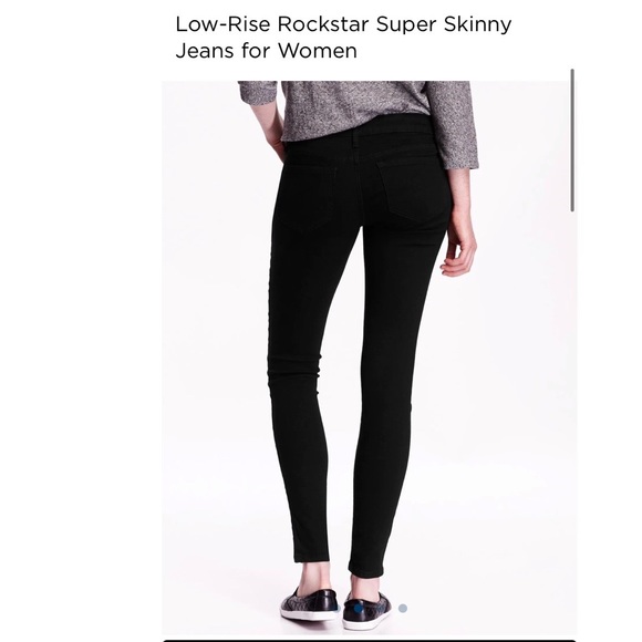 Low-Rise Rockstar Super Skinny Jeans - Picture 2 of 6